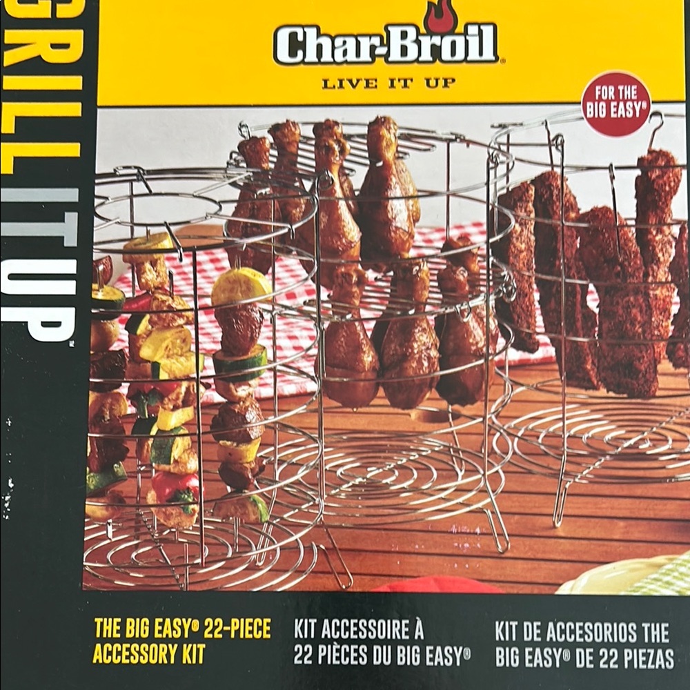Silver BBQ Grilling Tools Set for Enthusiasts